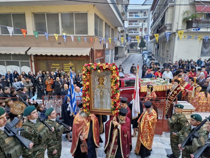 Η εορτή της Αγίας Βαρβάρας στη Δράμα